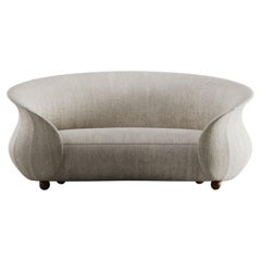 Handgefertigtes Mid Century Curved Verona Sofa