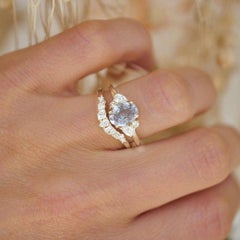 Curved Wedding Band Moissanite Ring 925 Sterling Silver Promise Band For Women.