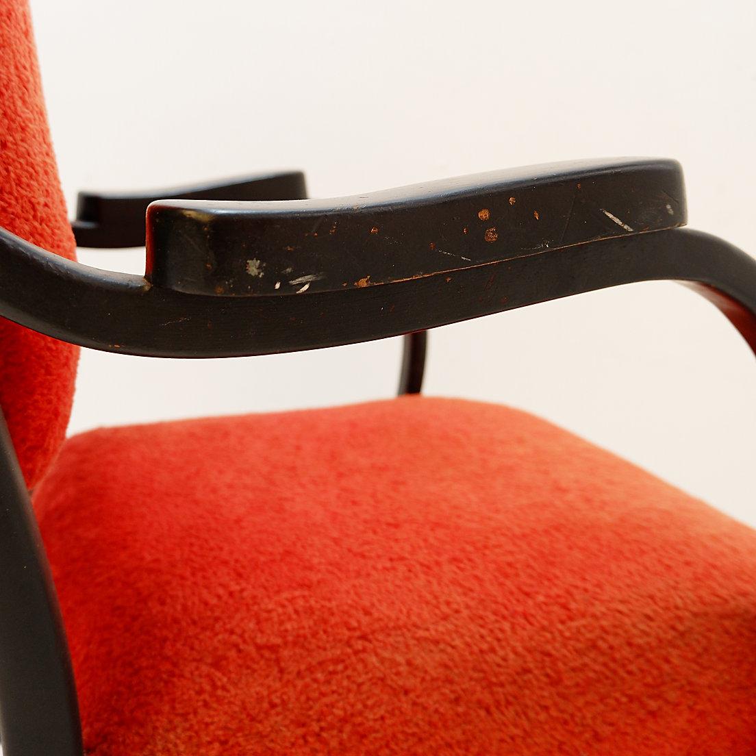 Curved Wood Armchair from Jacob & Josef Kohn, 1890s For Sale 6
