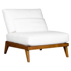 Curved Wood Frame & Double Caned Back Marseille Chair with Upholstered Cushions