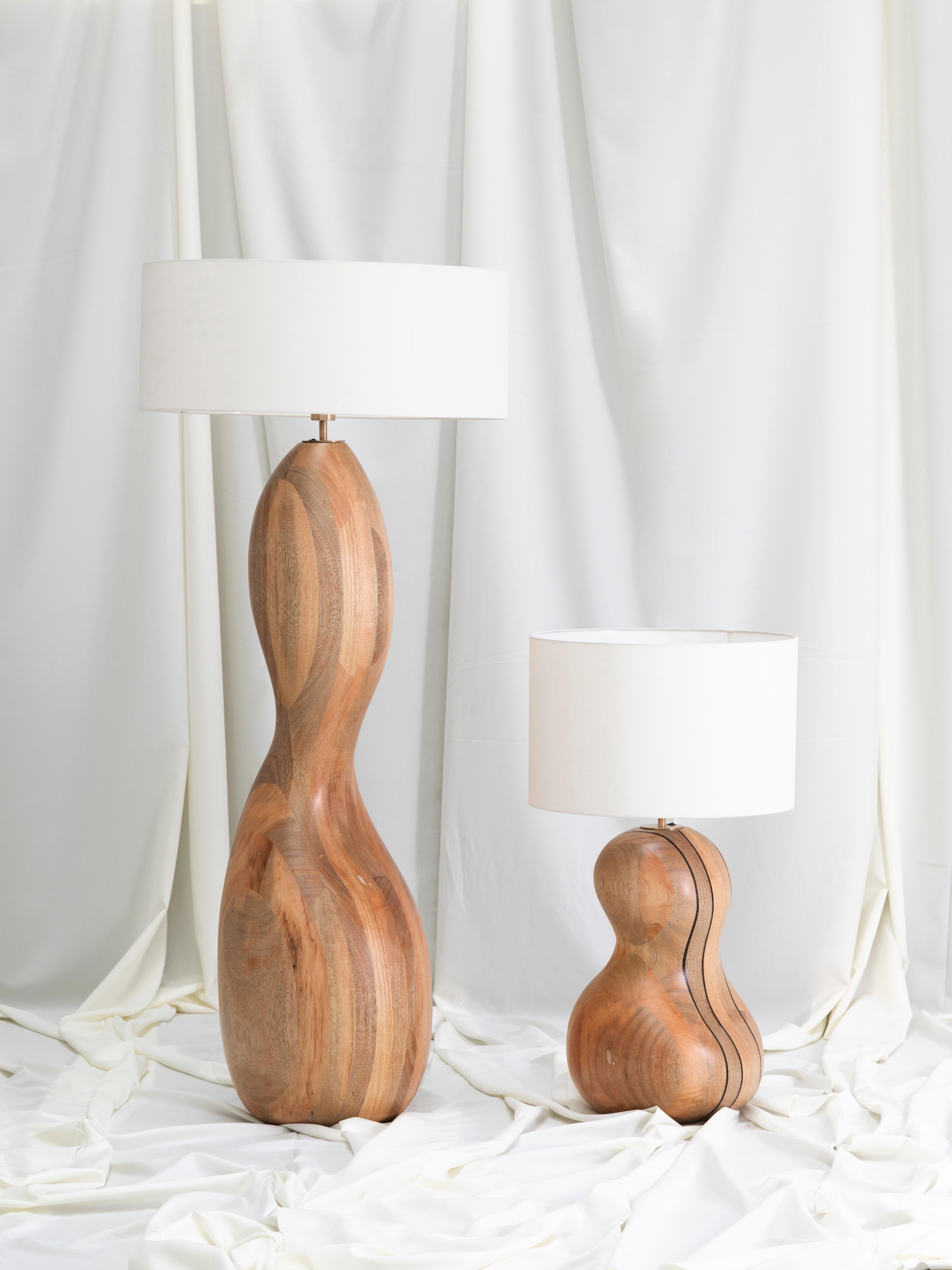 German Curvita Table Lamp by Laluz For Sale