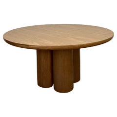 Curvitas Dining Table, White Oak