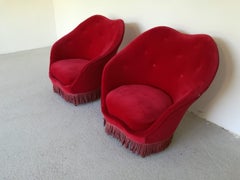 Curvy Comma Armchairs Attributed Ico Parisi, Italy, Complimentary Reupholstery