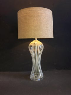 Curvy Glass Table Lamp by Cindy Ciskowski