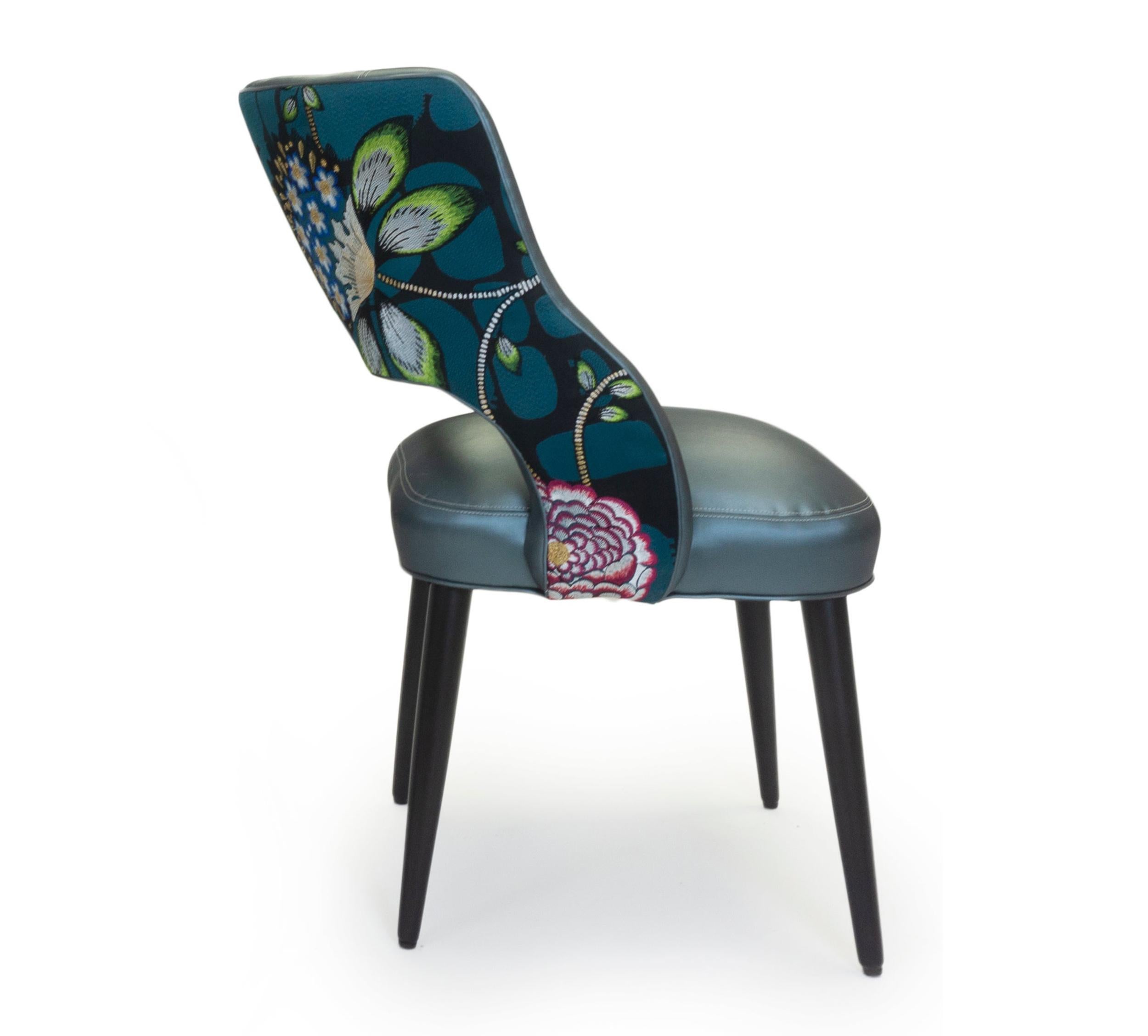 embroidered dining chairs