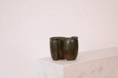 Kurvenreiche Vase entworfen von Just Andersen, 1930er Jahre, Dänemark