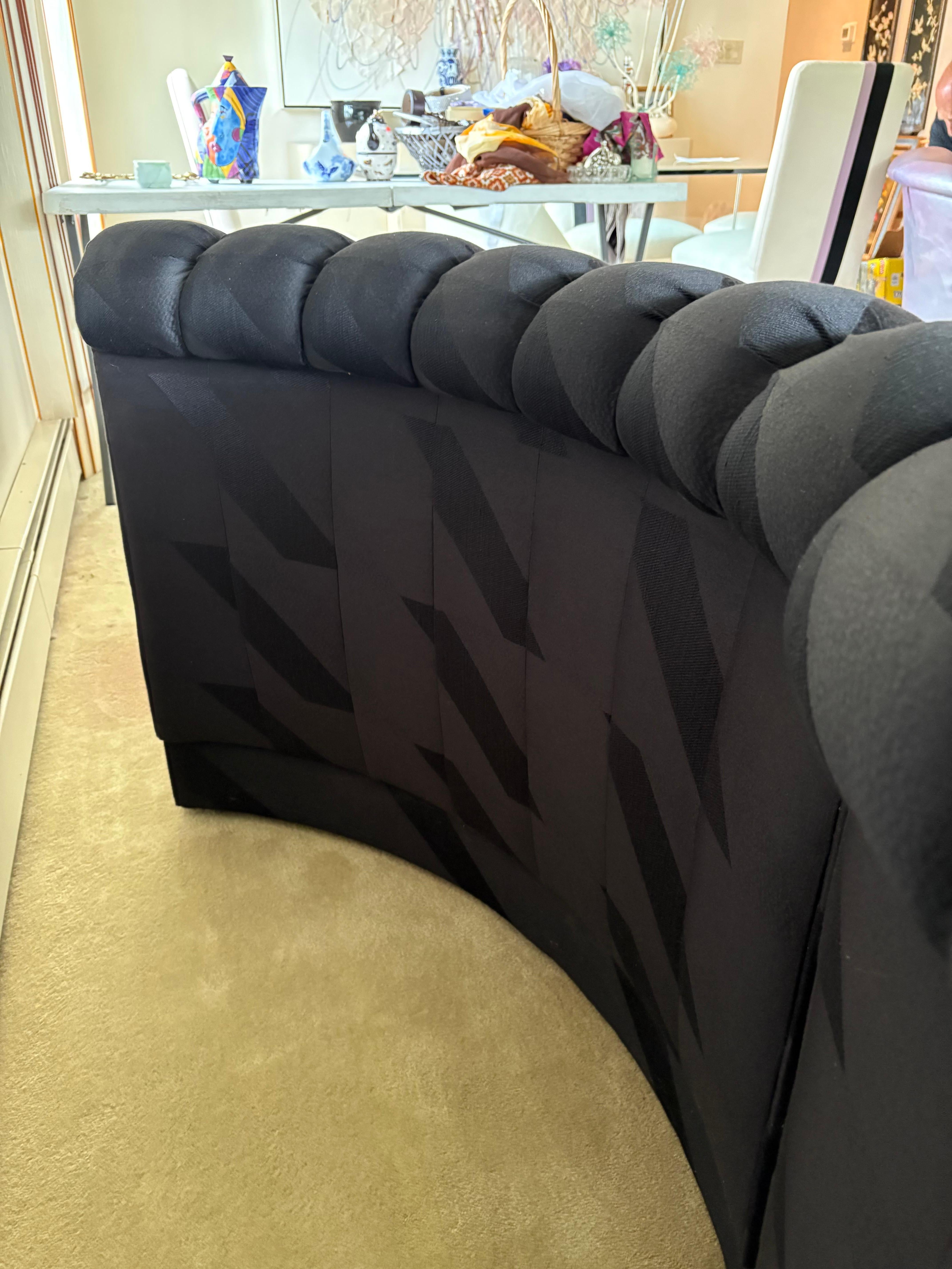 Canapé sectionnel contemporain modulable Curvy Vintage Serpentine en vente 7