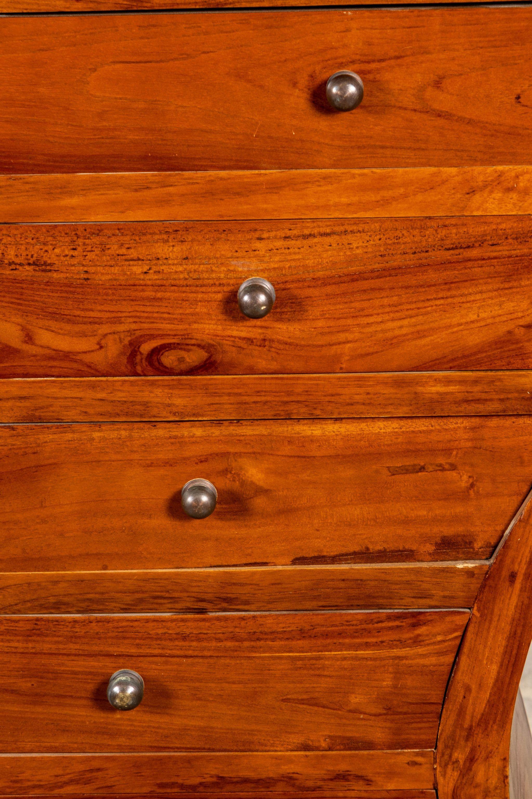 Curvy Wood Cabinet For Sale 1