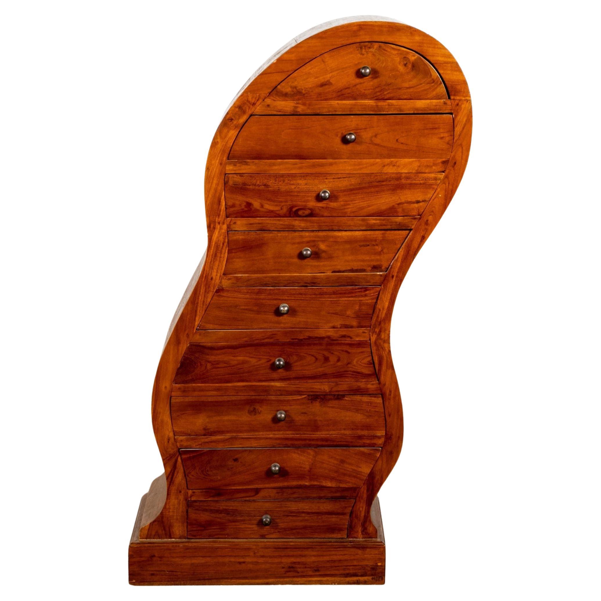 Curvy Wood Cabinet