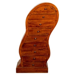 Used Curvy Wood Cabinet