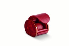 Cuscino Rosso Rote Lederuhrtasche