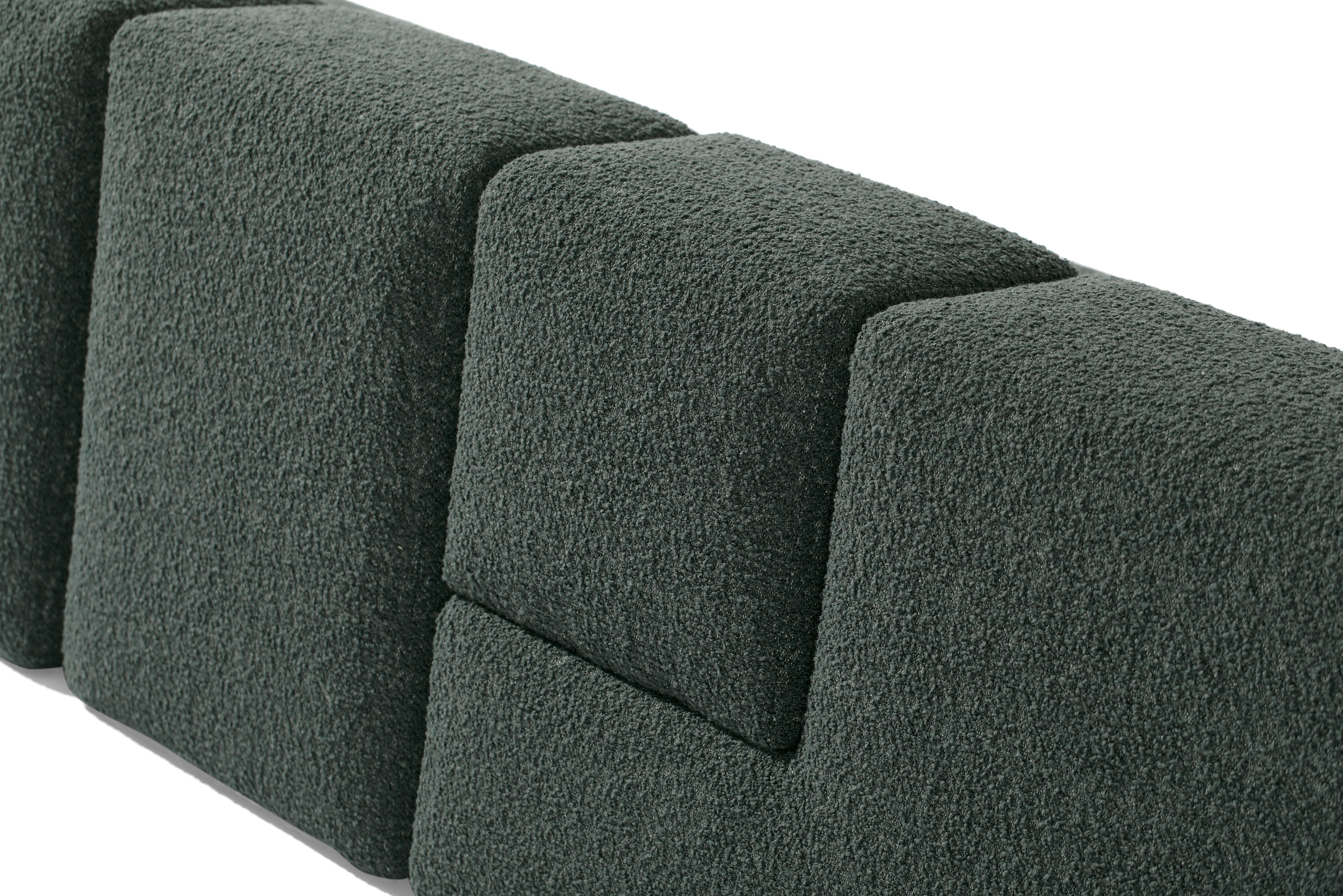 Cusco 3P Carpanese Home Italia Upholstered Modular Sofa Modern 21st Century In New Condition For Sale In Sanguinetto, IT