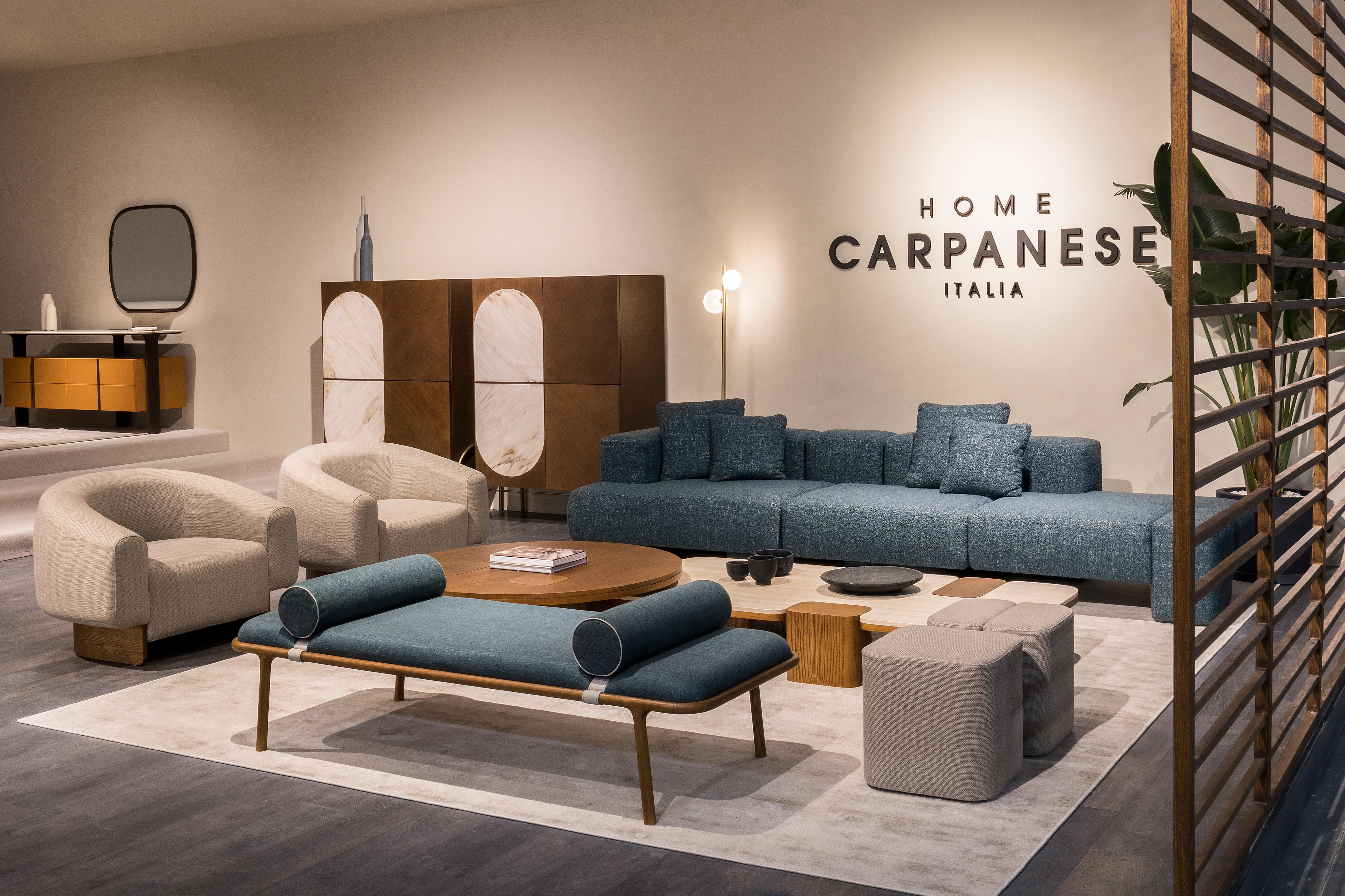 Cusco 3P Carpanese Home Italia Upholstered Modular Sofa Modern 21st Century For Sale 1