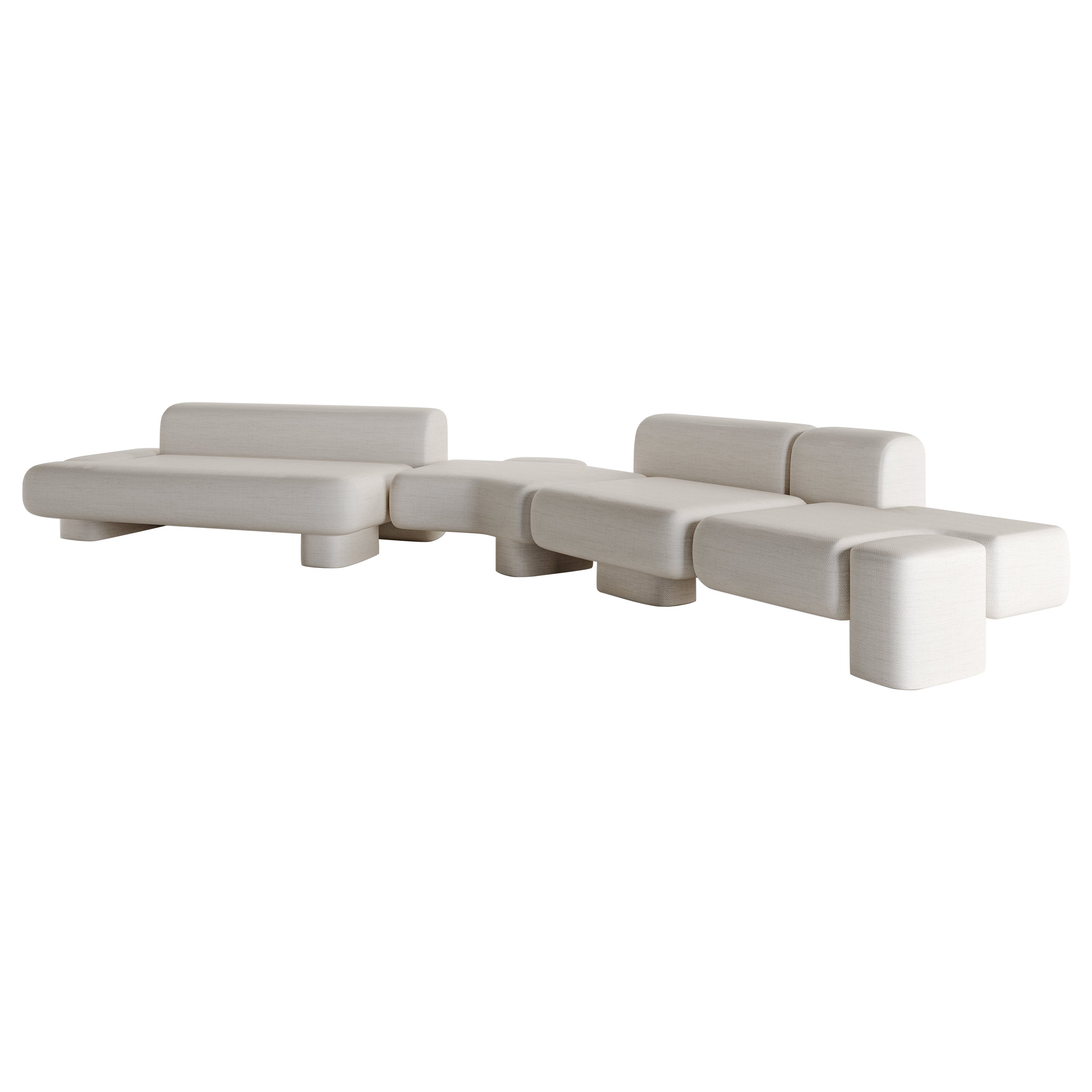 Cusco XXL Carpanese Home Italia, gepolstertes, modulares Sofa, modern, 21. Jahrhundert
