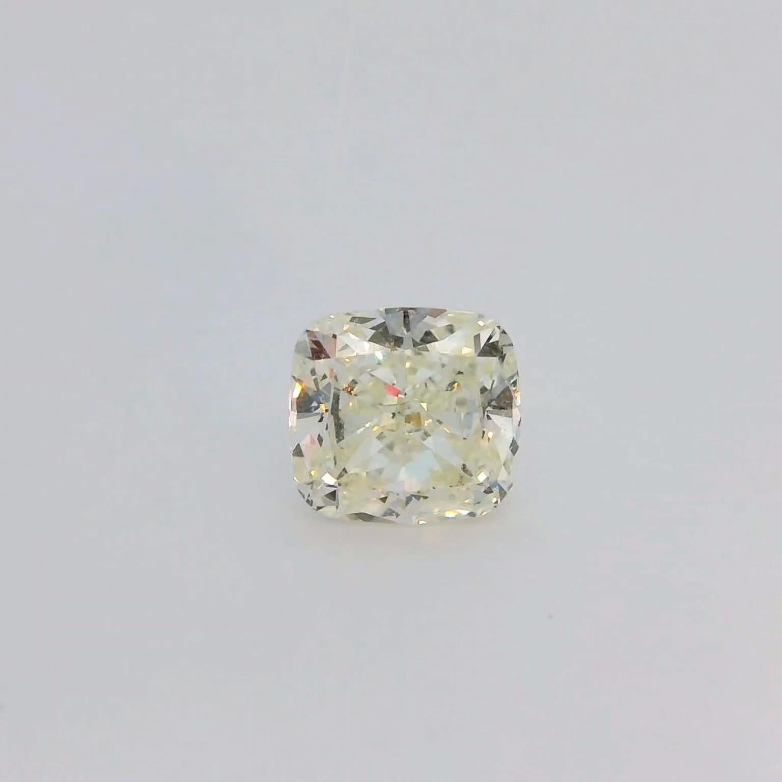 Cushion Cut Cushion 2 Carat Certified Loose Diamond - M SI1, GIA Certified For Sale