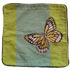 Kissenbezug Needle Point Hand Made Modern 18x18