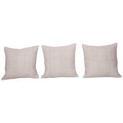 Cushion Covers / Pillows Fashioned from a Mid-20th Century Anatolian Hemp Kilim