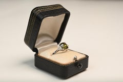 2 Carat Fancy Chameleon Diamond Ring. GIA Cushion Diamond Engagement Ring