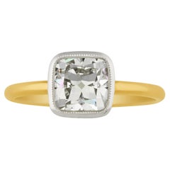 Cushion-Cut Diamond Ring, 1.63 Carats