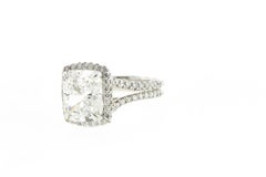 Cushion Cut Diamond Ring with Halo 'GIA Certified'