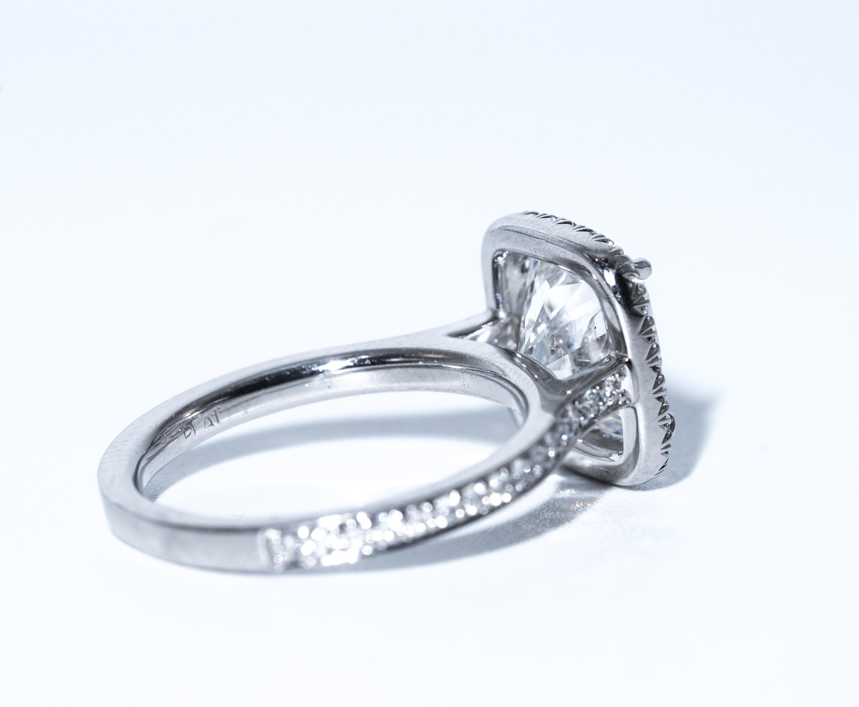 3 carat halo engagement ring