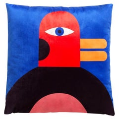 Kissen Oggian Ente in Polyesterstoff und Acryl von Marco Oggian