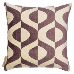 Cushion / Pillow Ajaccio Purple Art Deco by Evolution21