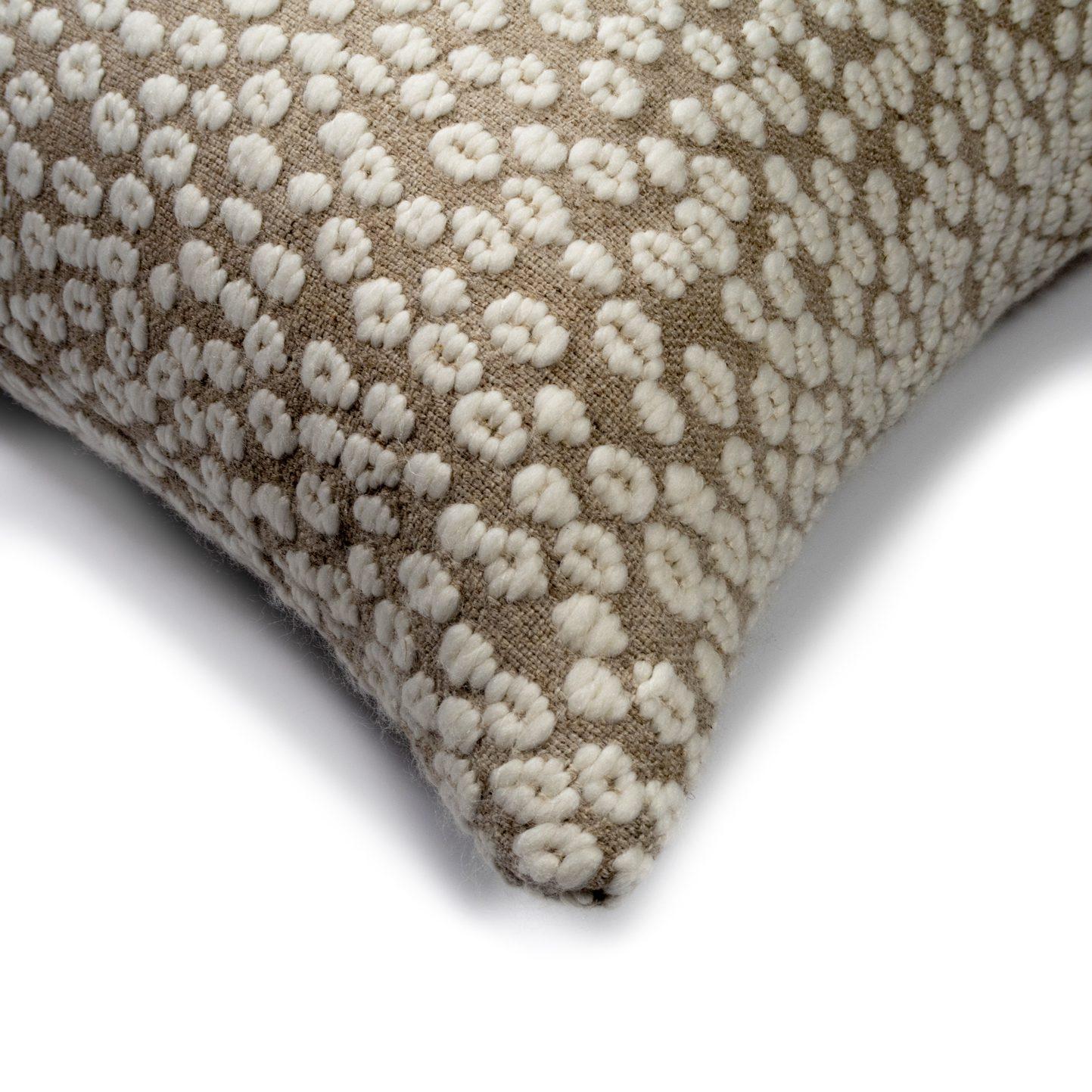 Inspired by the blankets of wildflowers that coat alpine meadows in spring to summer, Alaska is a joy to behold.
The ivory fabric with dotted white droplets adds floral texture where some variety is needed.
Cover a block color sofa with Alaska