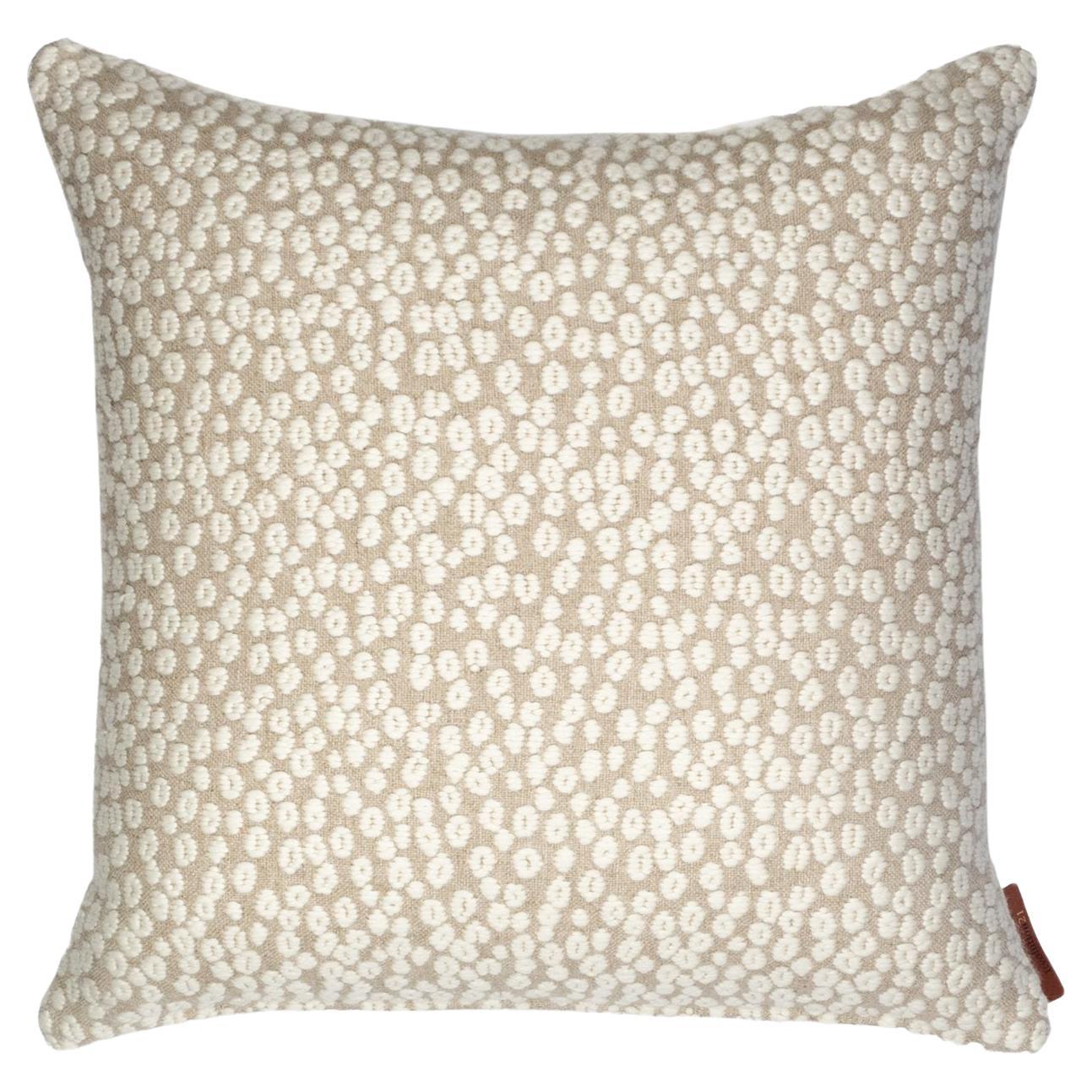 Cushion / Pillow Alaska Ivory Art Deco by Evolution21 For Sale