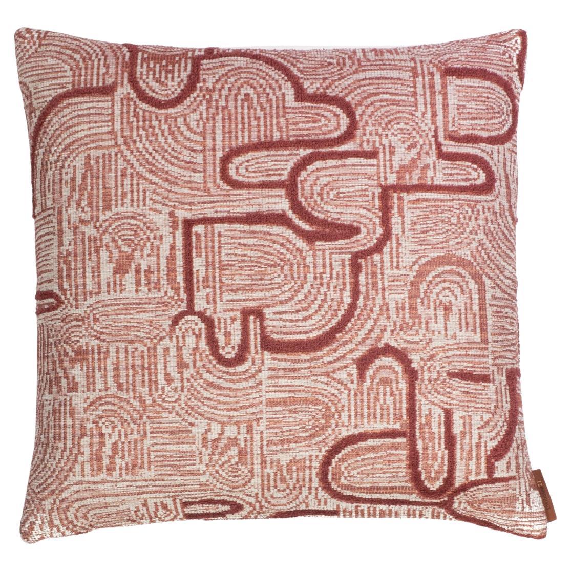 Modern Throw Patterned Pillow Amsterdam Rose by Evolution21