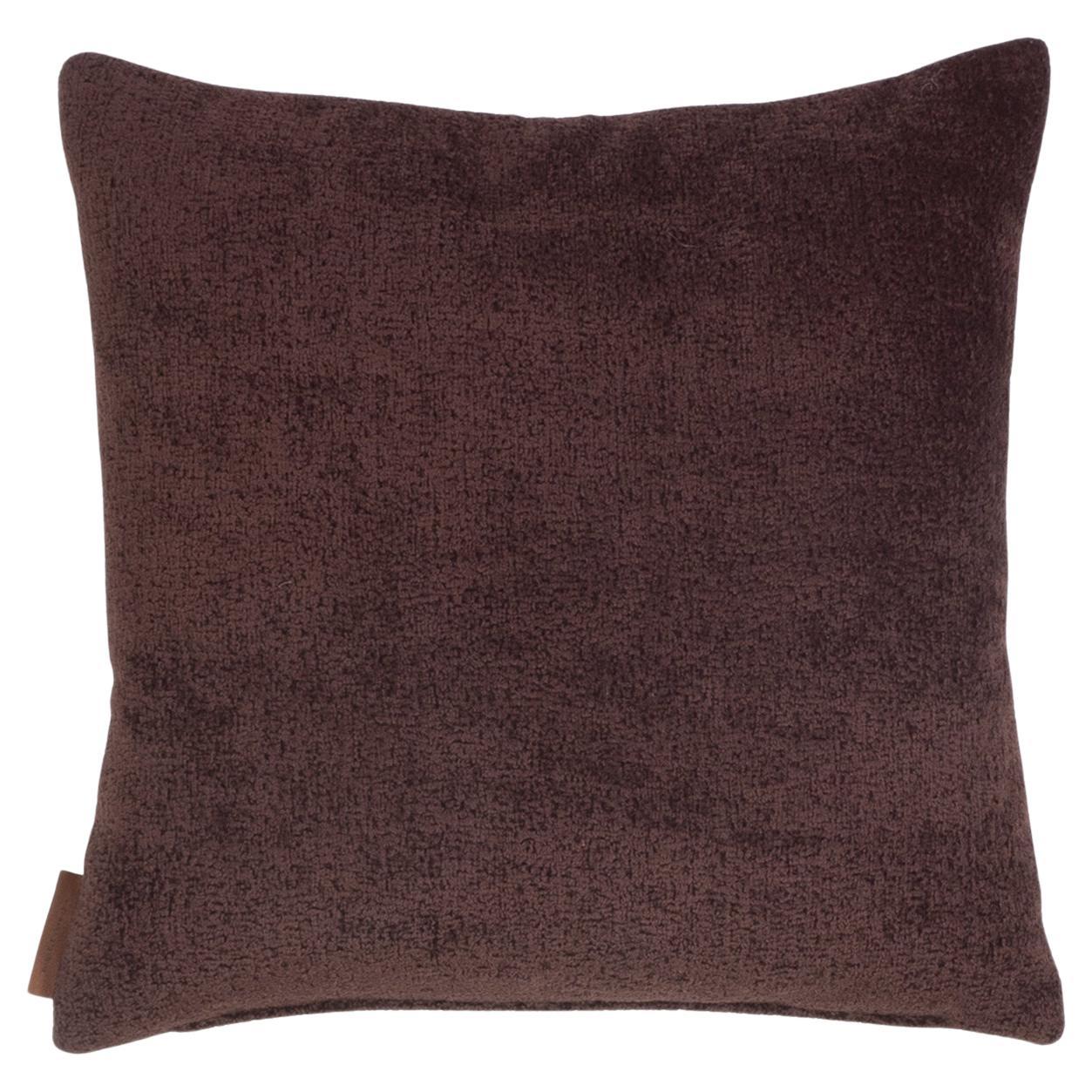 Contemporary Purple Pillow "Bubble Lux" Marsala Dark Peach by Evolution21 For Sale