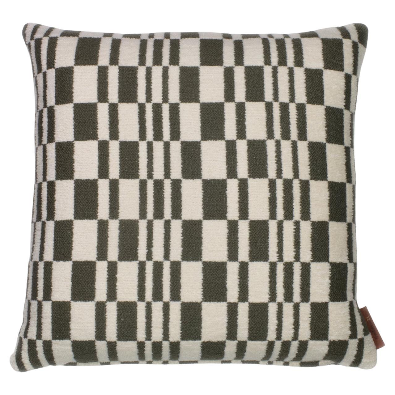 Cushion / Pillow Chess Khaki by Evolution21 For Sale