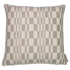 Coussin / oreiller en lin d'échecs d'Evolution21