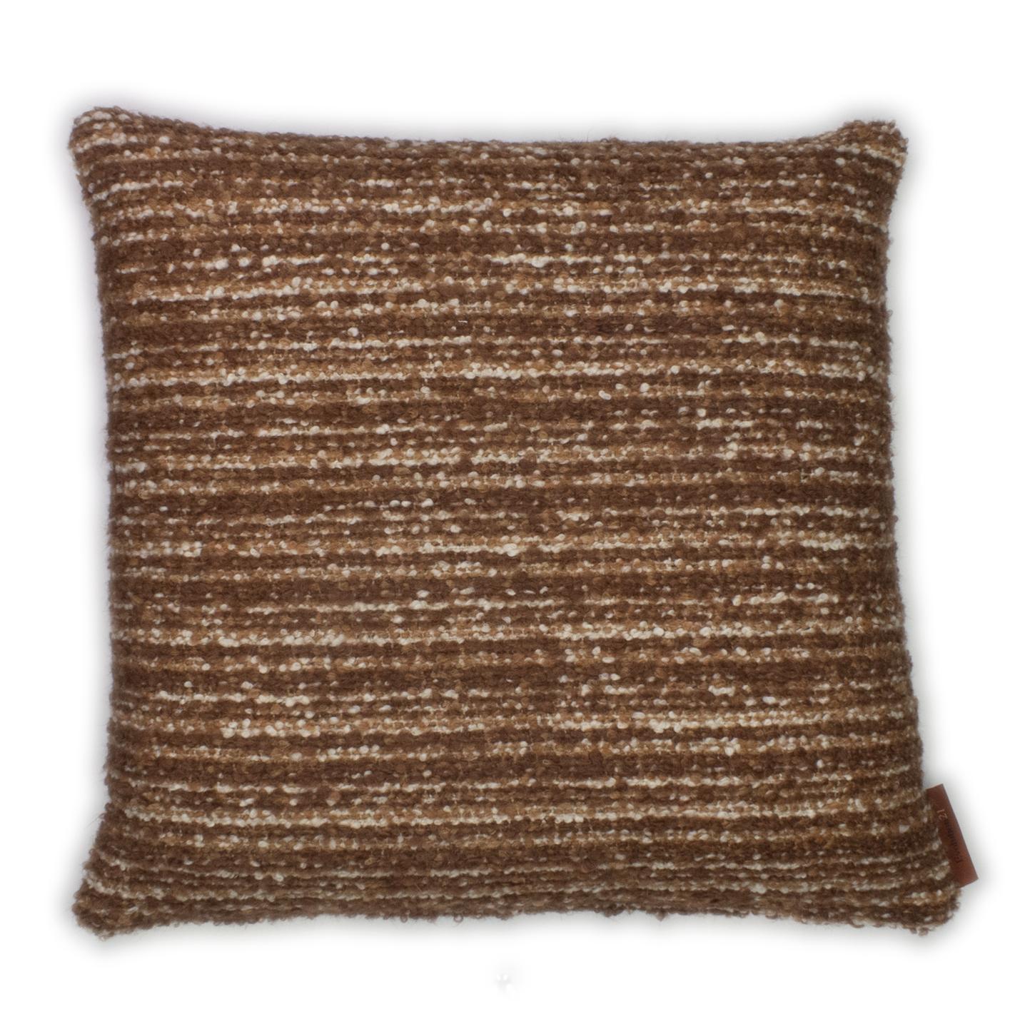 Modern Cushion / Pillow Colorado Brown by Evolution21 For Sale