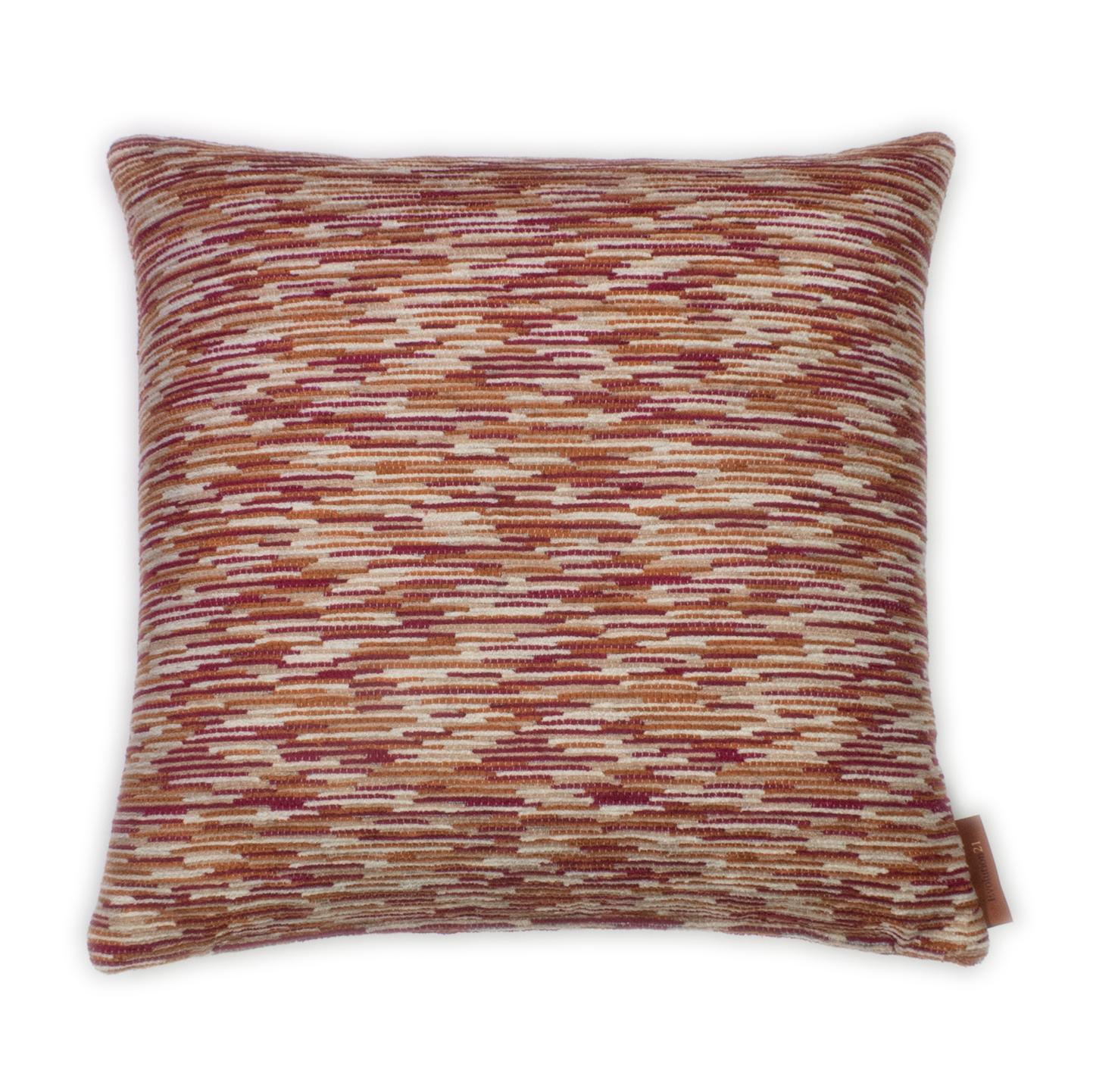 Belgian Modern Patterned Textured Pillow Multicolour 