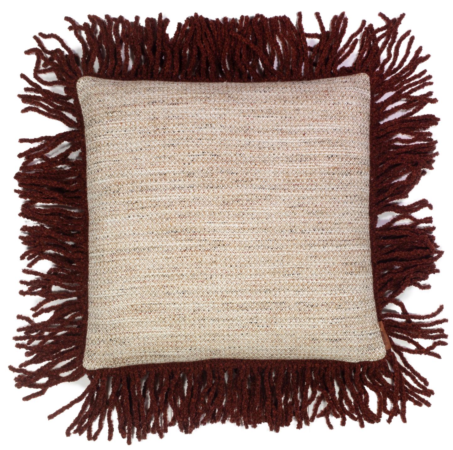 Modern Cushion / Pillow Santorini Sunset Red by Evolution21 For Sale