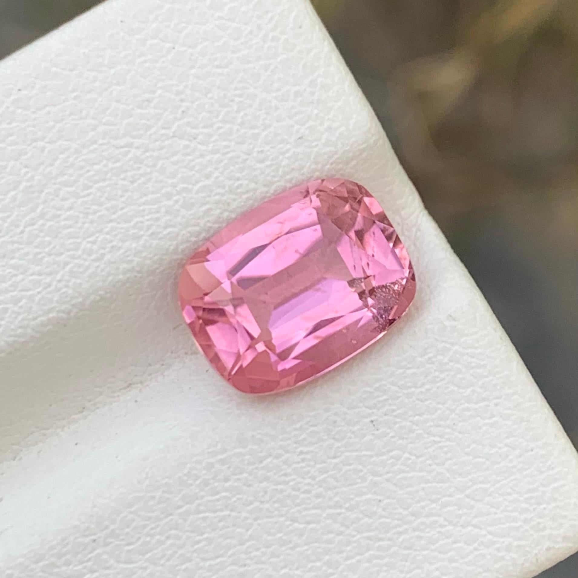 Loose Pink Tourmaline 
Weight: 3.90 Carats 
Dimension: 10.9 x 8.5 x 5.7 Mm 
Colour: Soft Pink 
Origin: Afghanistan 
Treatment: Non 
Certificate: On Demand 

Tourmaline is a mineral group comprising several gemstone varieties, each displaying a
