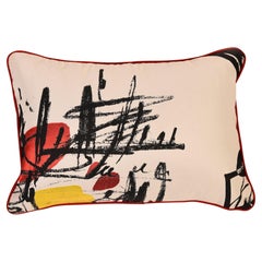 Cuscino con design astratto moderno