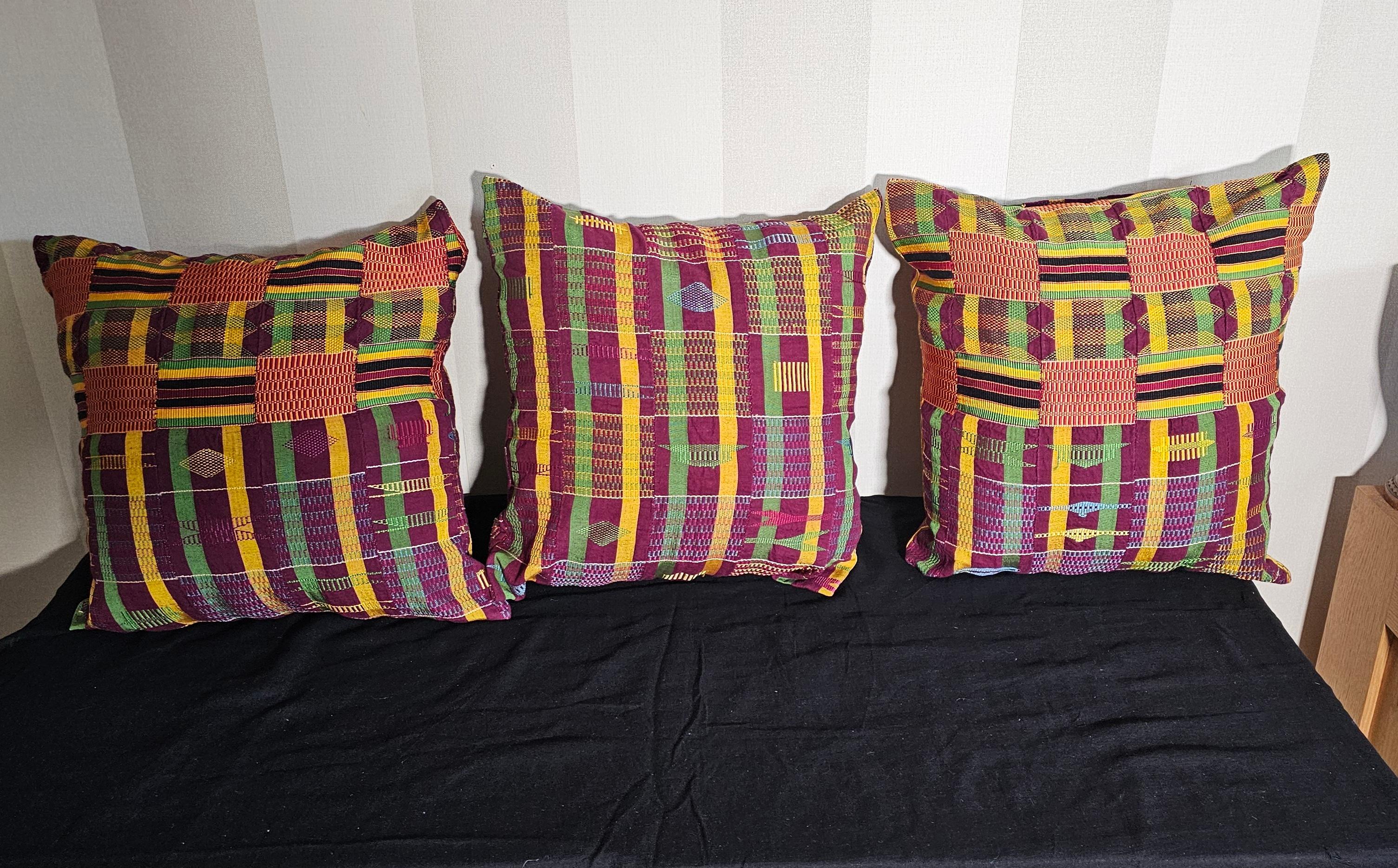 Ghanese Cuscini Ashante Kent. in vendita
