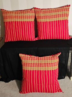 Cushions , Ashante Textile.