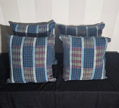Cushions woven from Yoruba textile