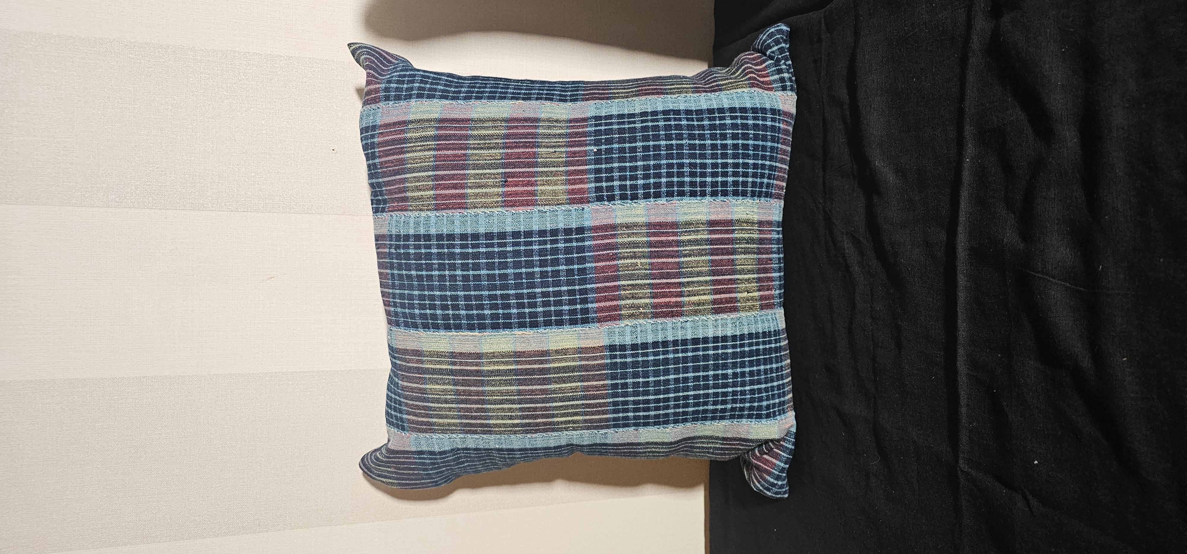 Cojines tejidos con tela yoruba Tejido a mano en venta