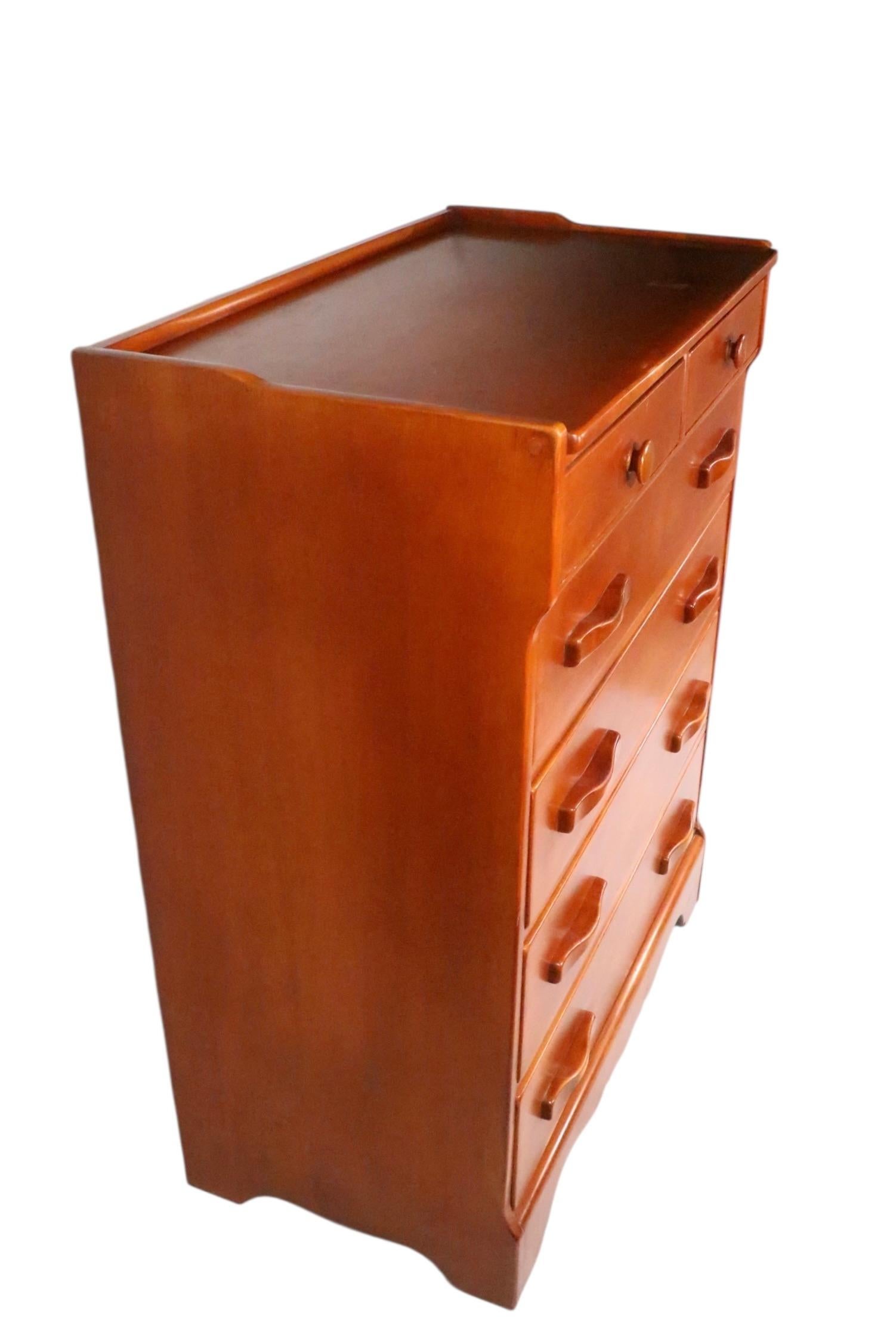 Cassettiera a sei cassetti Bar Harbor Colonial Creations modello 5454 in vendita 5