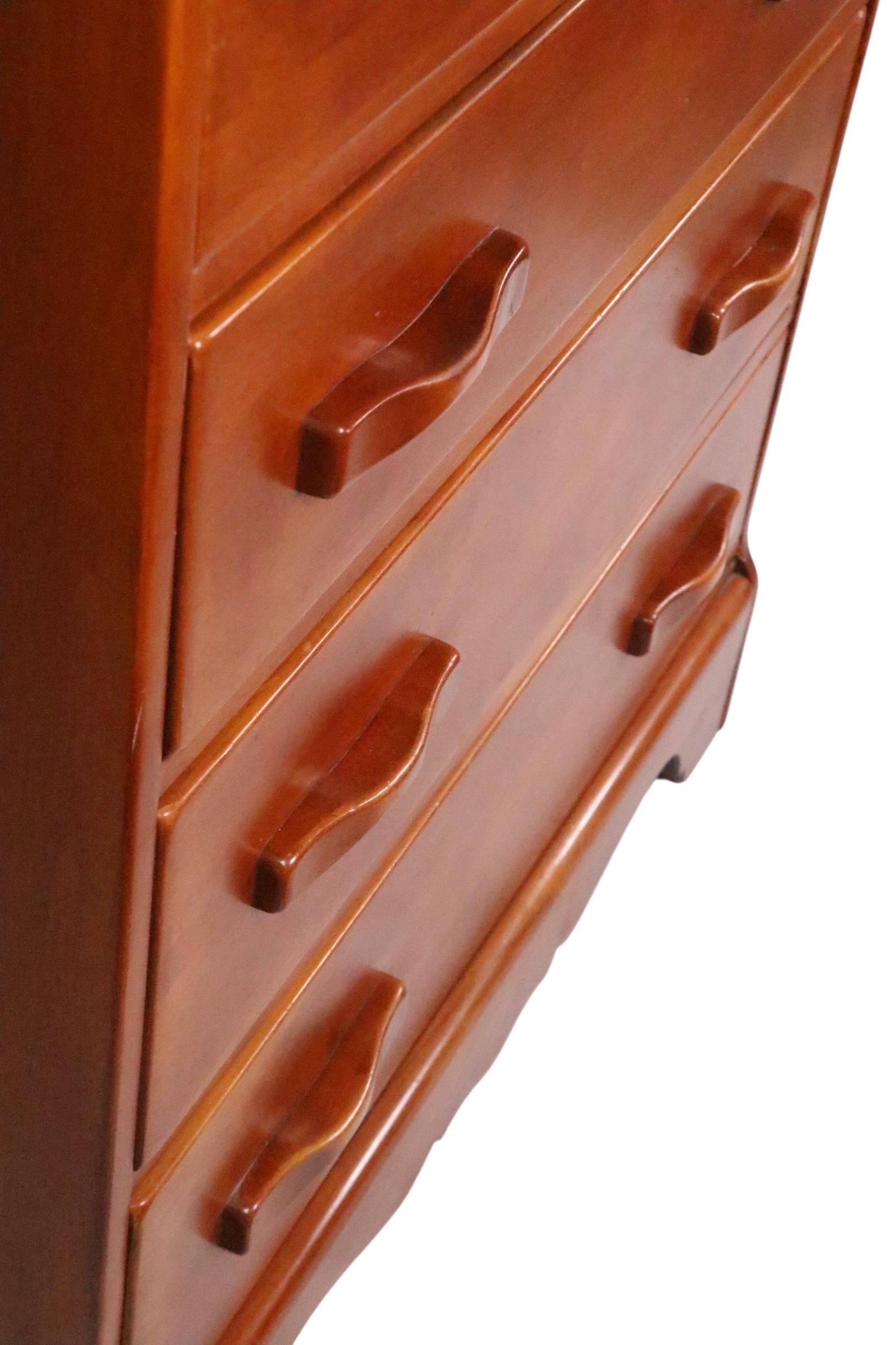 Cassettiera a sei cassetti Bar Harbor Colonial Creations modello 5454 in vendita 8