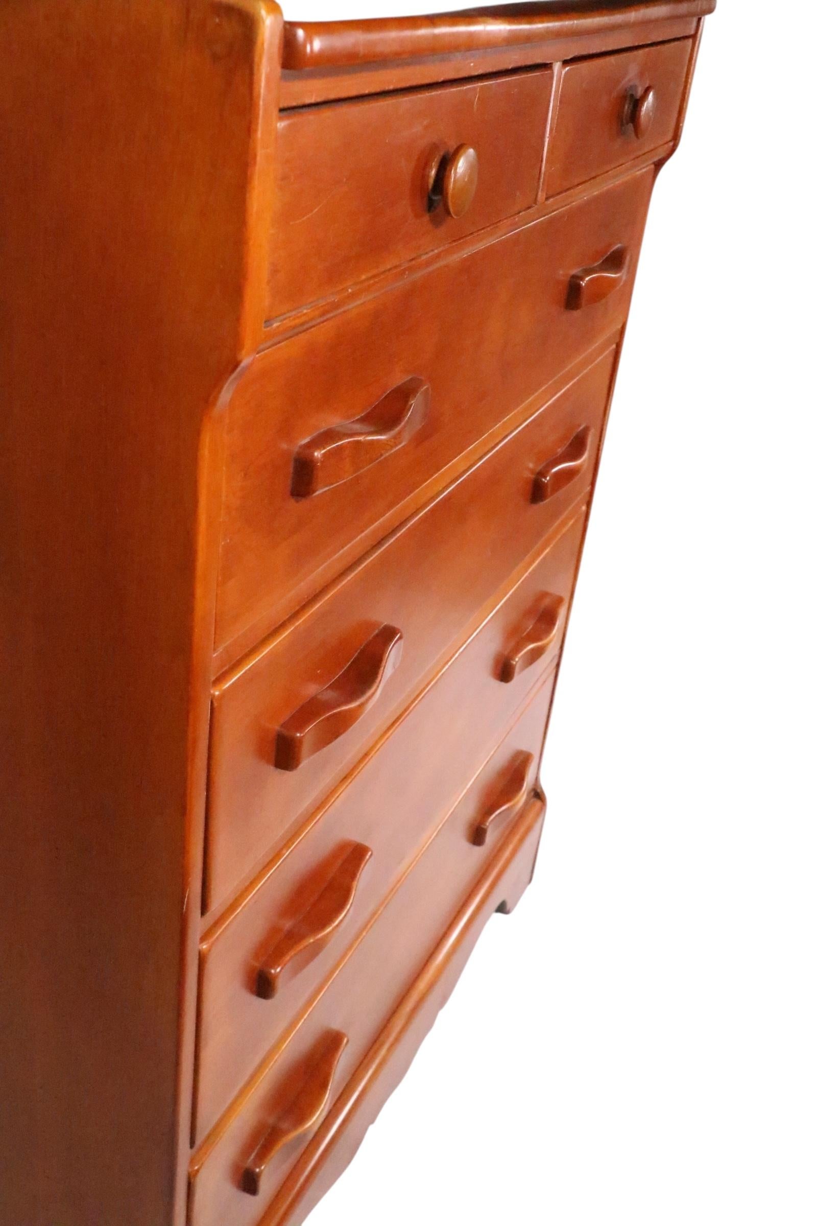 Cassettiera a sei cassetti Bar Harbor Colonial Creations modello 5454 in vendita 9