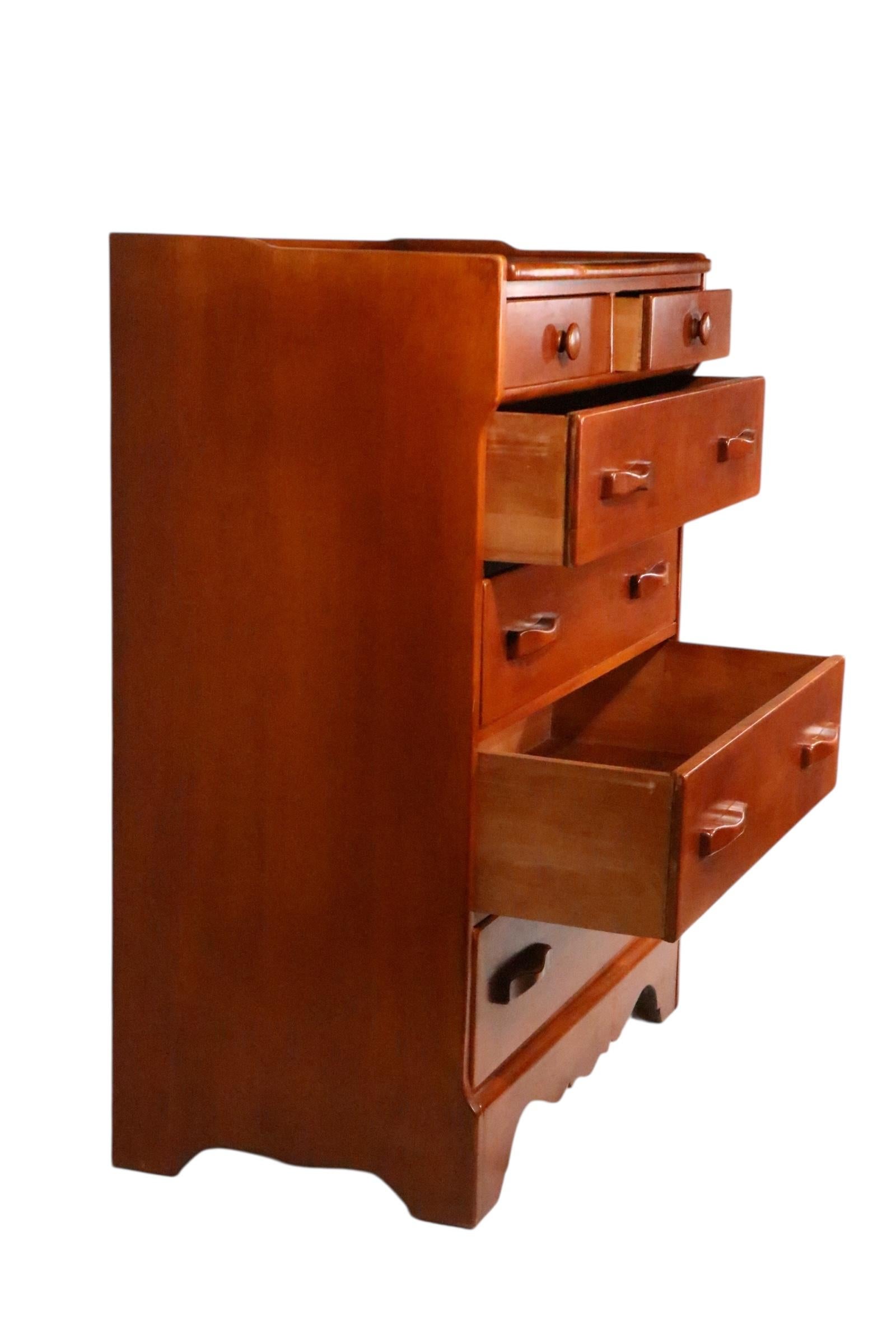 Cassettiera a sei cassetti Bar Harbor Colonial Creations modello 5454 in vendita 10
