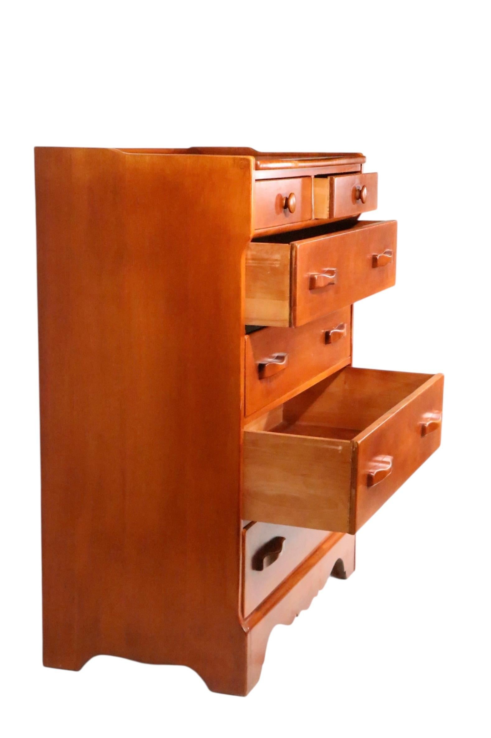 Cassettiera a sei cassetti Bar Harbor Colonial Creations modello 5454 in vendita 1