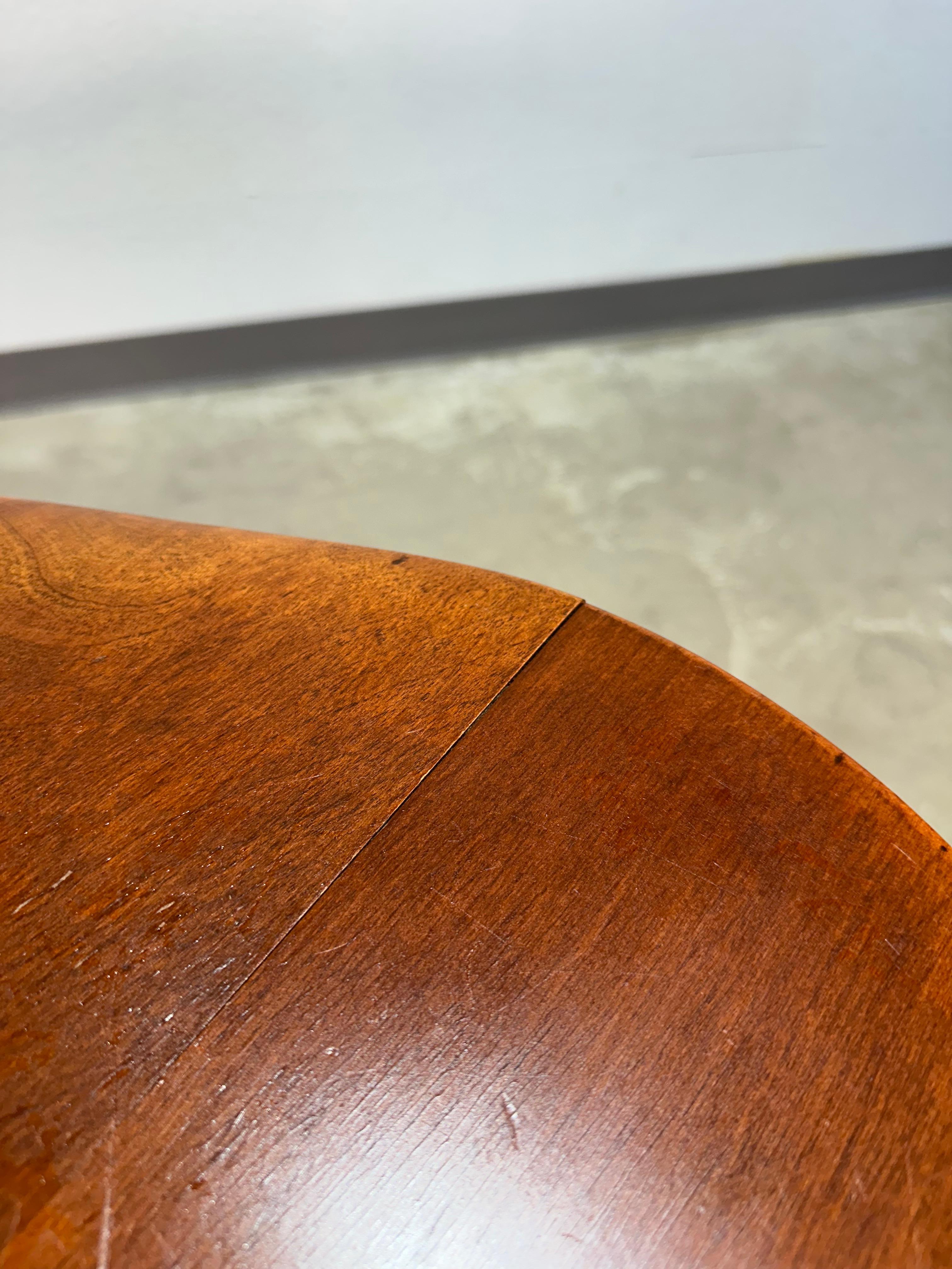 Cushman Colonial Rustic Primitive Maple Occasional Table For Sale 8