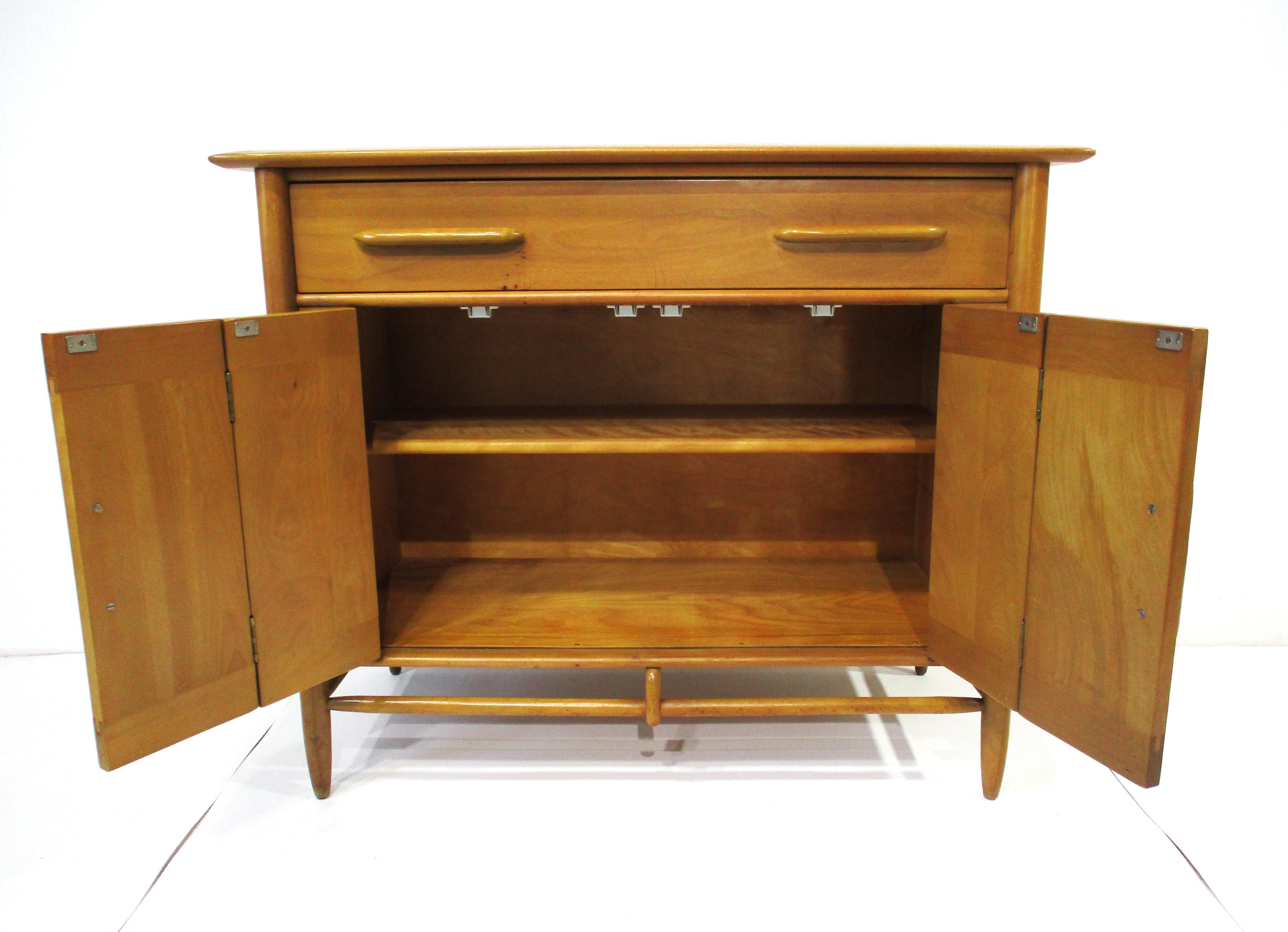 Mid-Century Modern Cushman Contemporary Mid Century Sever / Cabinet For Sale