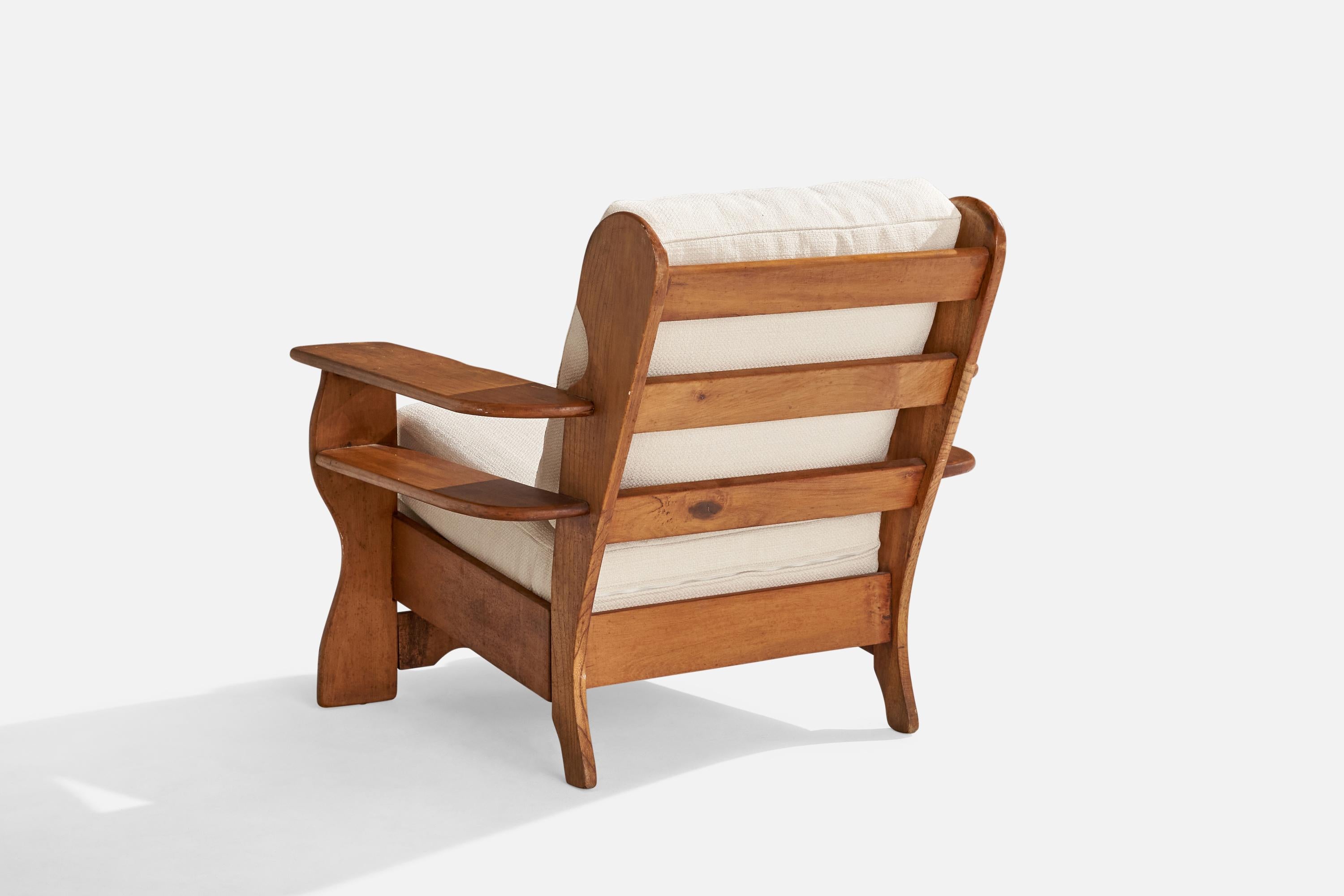 Cushman Furniture, Sedia da salotto, Oak, Fabrice, USA, anni '50 In condizioni buone in vendita a High Point, NC